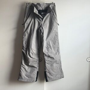Columbia Boy’s Light Gray Cargo Snowboard Pants